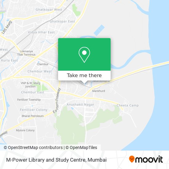 M-Power Library and Study Centre map