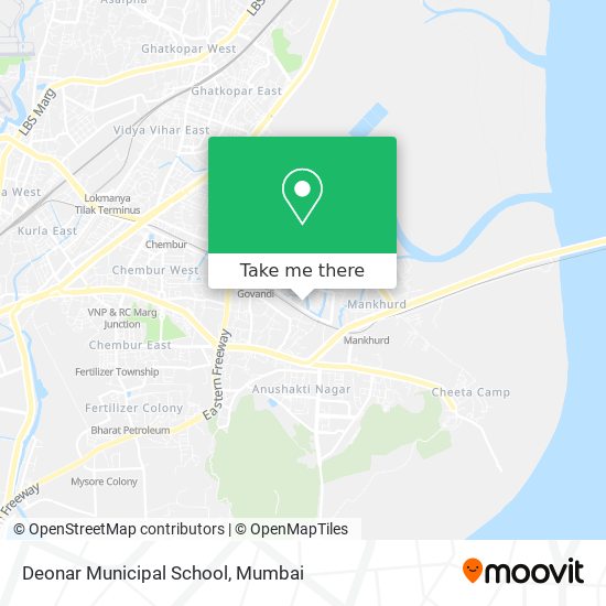 Deonar Municipal School map