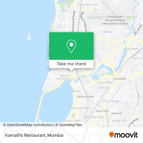 Kamath's Restaurant map