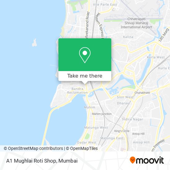 A1 Mughlai Roti Shop map