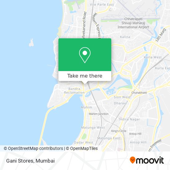 Gani Stores map