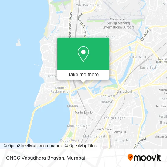 ONGC Vasudhara Bhavan map