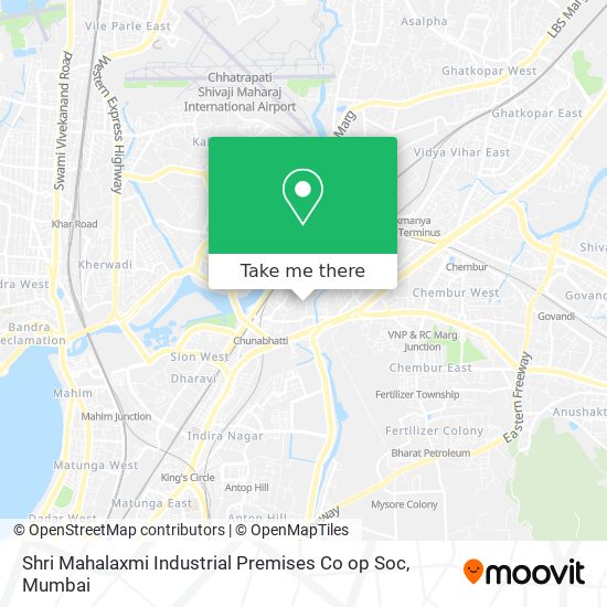 Shri Mahalaxmi Industrial Premises Co op Soc map