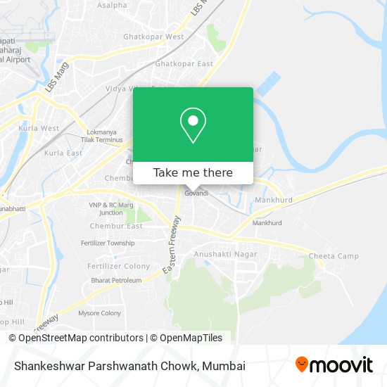 Shankeshwar Parshwanath Chowk map