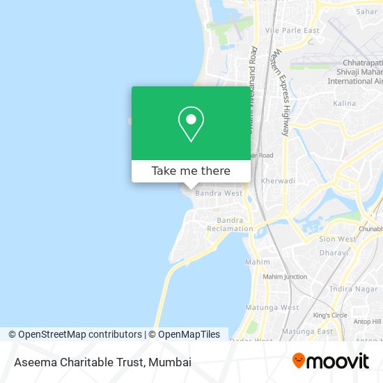 Aseema Charitable Trust map