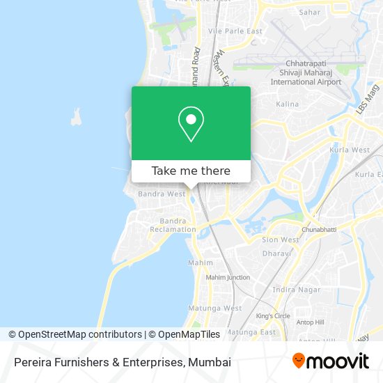 Pereira Furnishers & Enterprises map