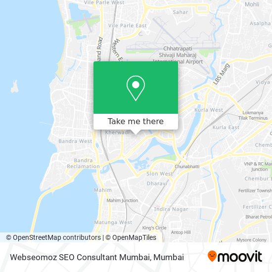 Webseomoz SEO Consultant Mumbai map