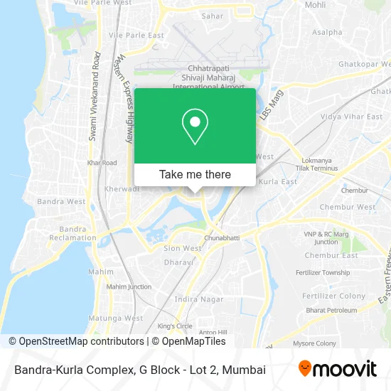 Bandra-Kurla Complex, G' Block - Lot 2 map
