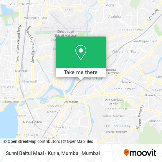 Sunni Baitul Maal - Kurla, Mumbai map