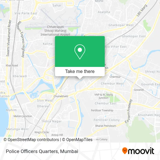 Police Officers Quarters map