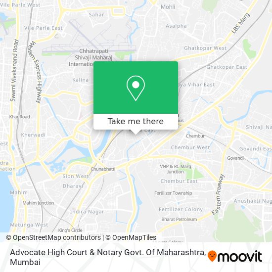 Advocate High Court & Notary Govt. Of Maharashtra map