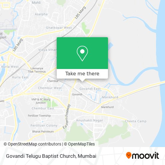 Govandi Telugu Baptist Church map