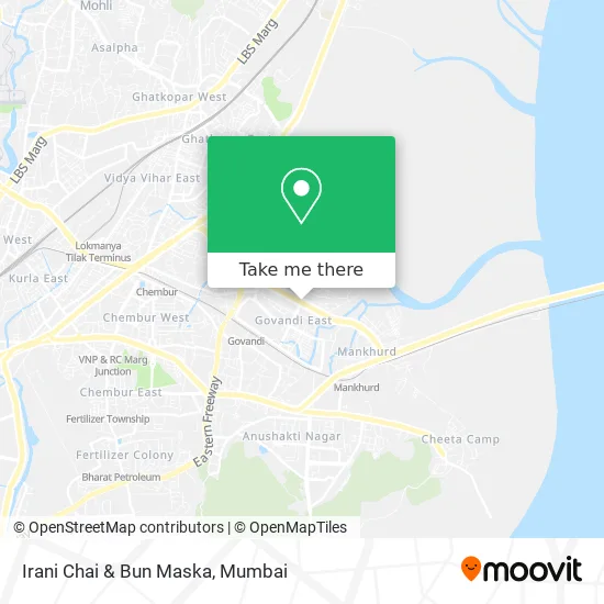 Irani Chai & Bun Maska map