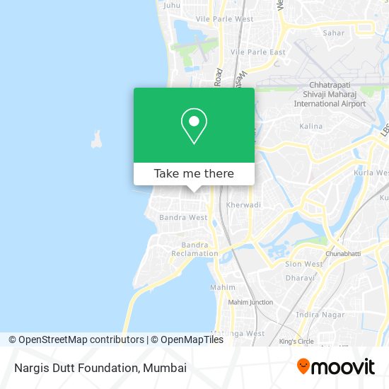 Nargis Dutt Foundation map