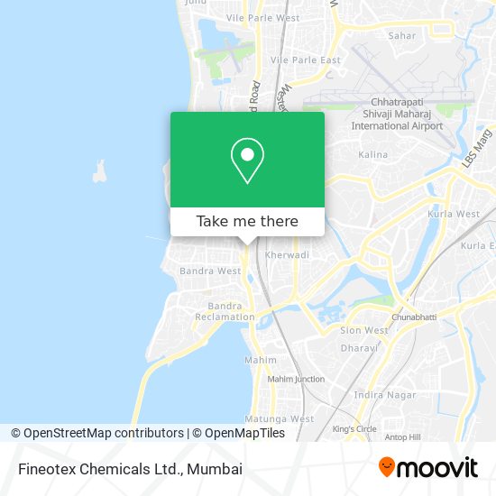 Fineotex Chemicals Ltd. map