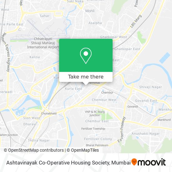 Ashtavinayak Co-Operative Housing Society map