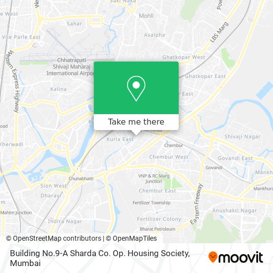 Building No.9-A Sharda Co. Op. Housing Society map