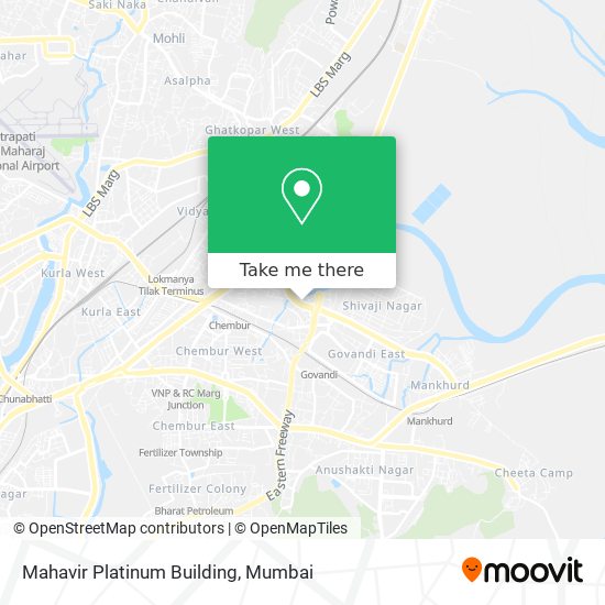 Mahavir Platinum Building map