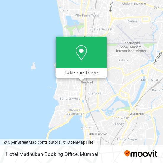 Hotel Madhuban-Booking Office map