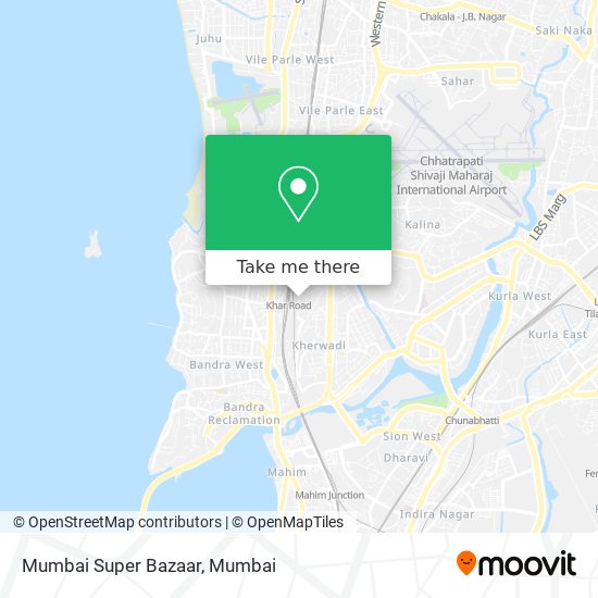 Mumbai Super Bazaar map