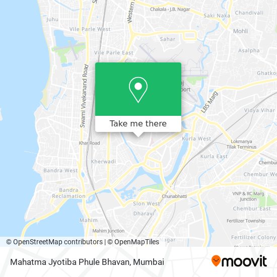 Mahatma Jyotiba Phule Bhavan map