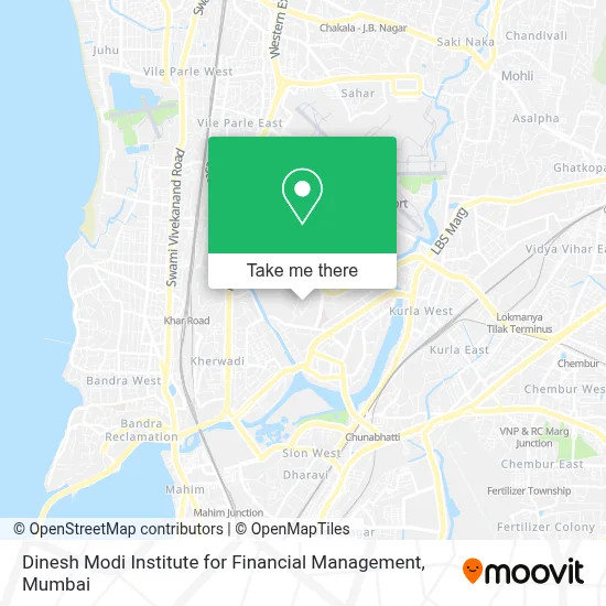 Dinesh Modi Institute For Financial Management map