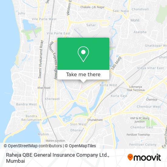 Raheja QBE General Insurance Company Ltd. map