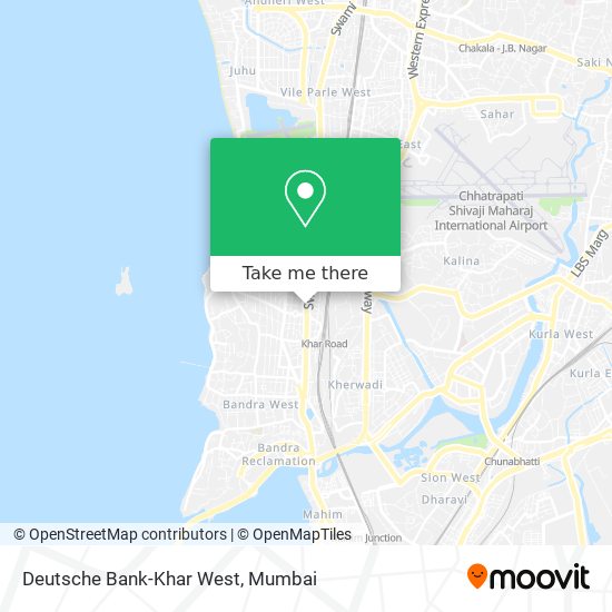 Deutsche Bank-Khar West map