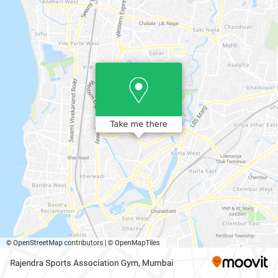 Rajendra Sports Association Gym map