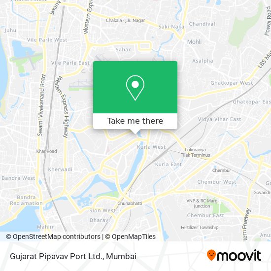 Gujarat Pipavav Port Ltd. map