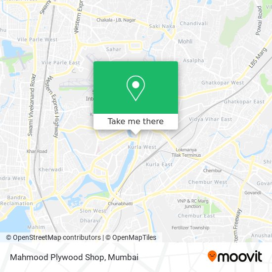 Mahmood Plywood Shop map