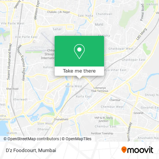 D'z Foodcourt map
