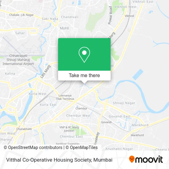 Vitthal Co-Operative Housing Society map