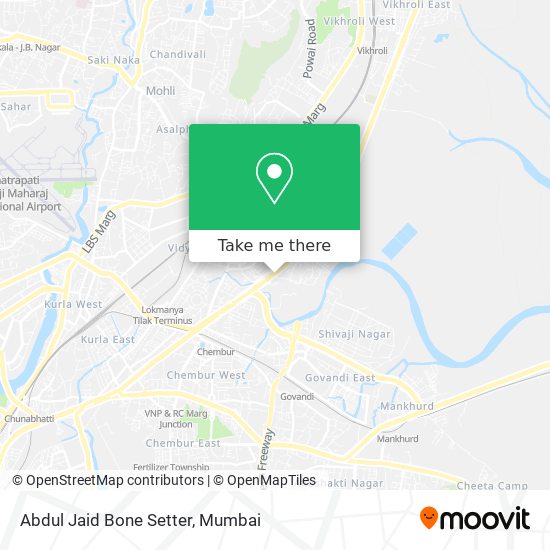 Abdul Jaid Bone Setter map