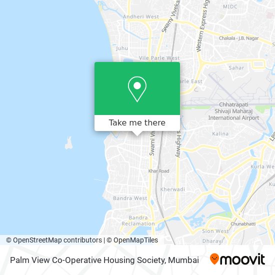 Palm View Co-Operative Housing Society map