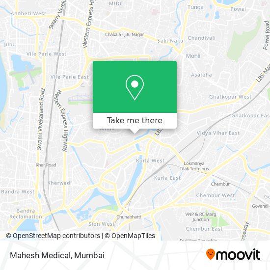 Mahesh Medical map