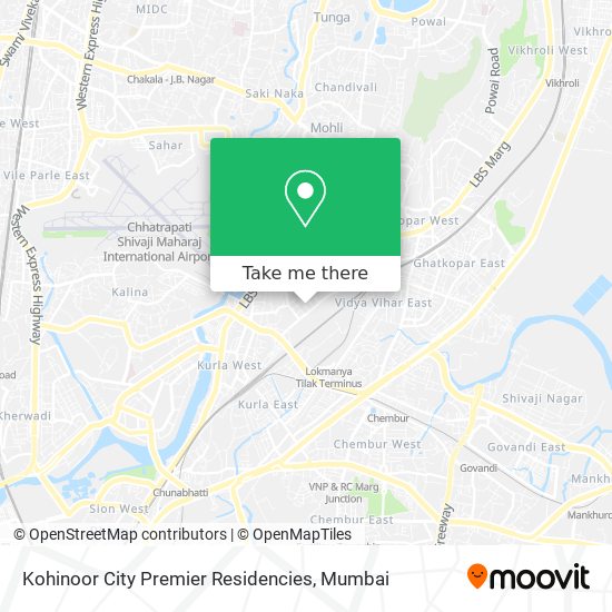 Kohinoor City Premier Residencies map