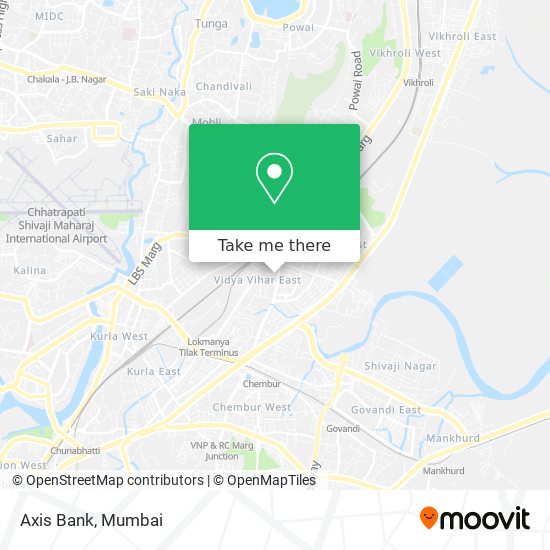 Axis Bank map