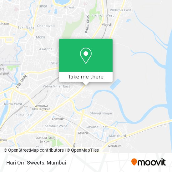 Hari Om Sweets map