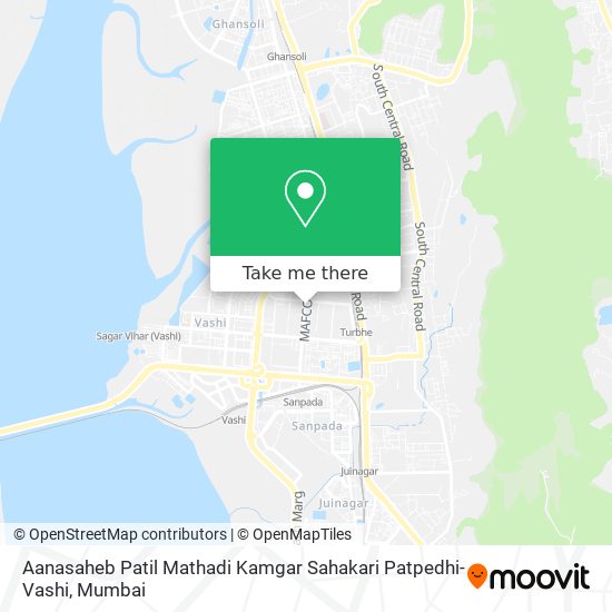 Aanasaheb Patil Mathadi Kamgar Sahakari Patpedhi-Vashi map