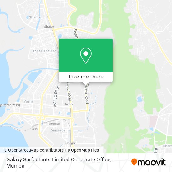 Galaxy Surfactants Limited Corporate Office map