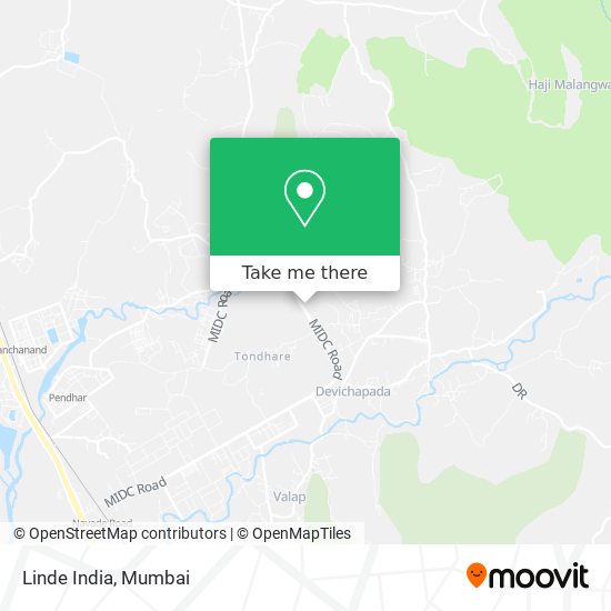 Linde India map