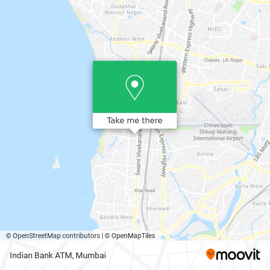 Indian Bank ATM map