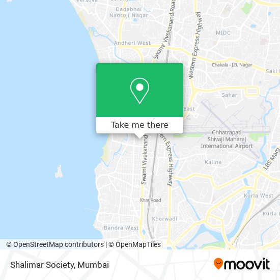 Shalimar Society map