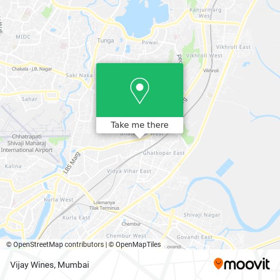 Vijay Wines map