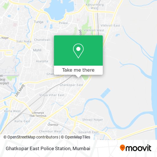 Ghatkopar East Police Station map