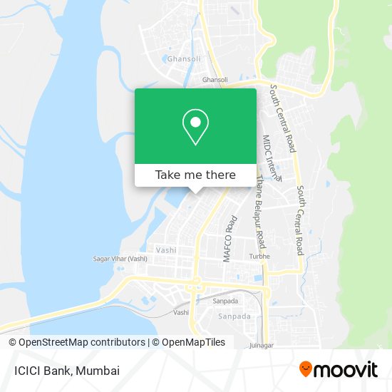 ICICI Bank map