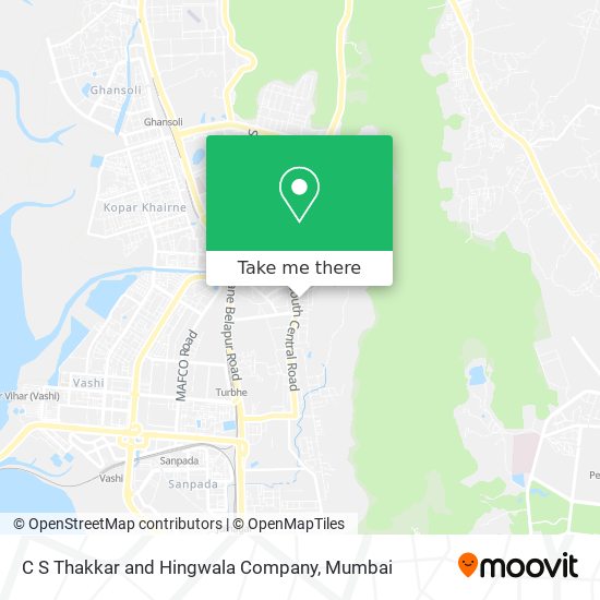 C S Thakkar and Hingwala Company map