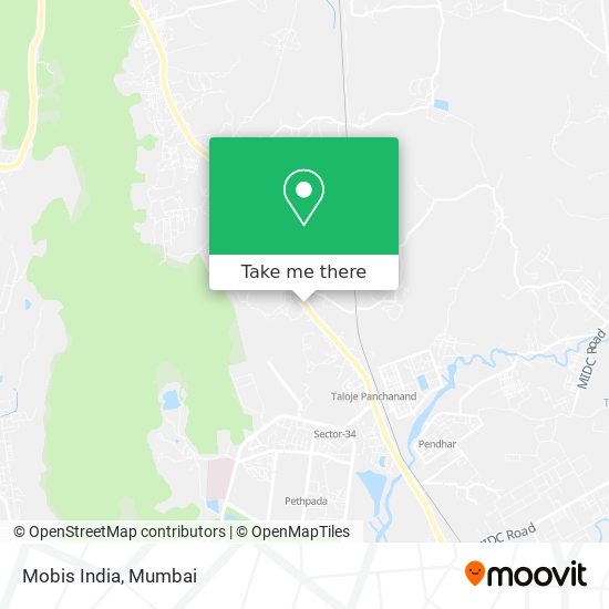 Mobis India map