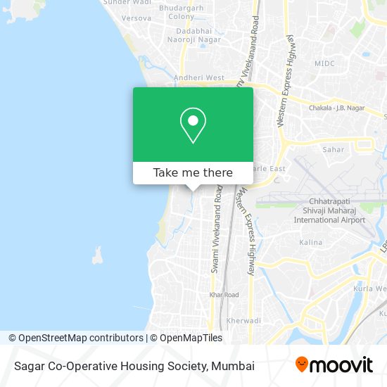 Sagar Co-Operative Housing Society map